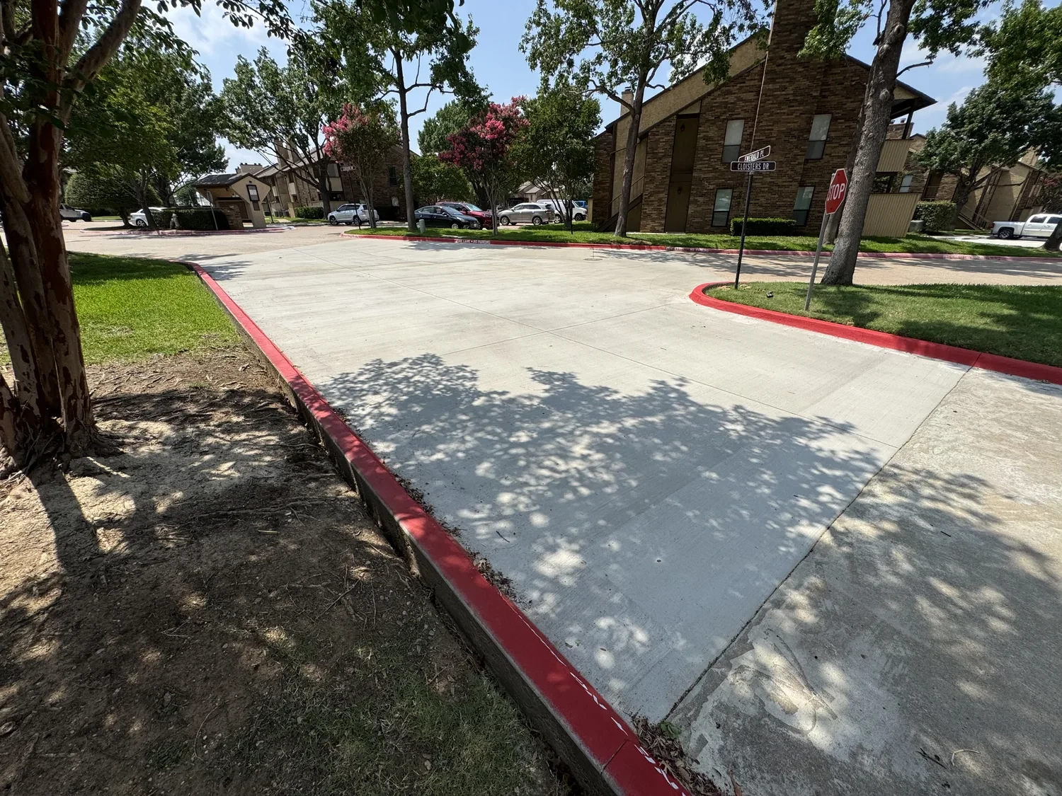 Open for business throughout by Lucky’s Concrete in Midland